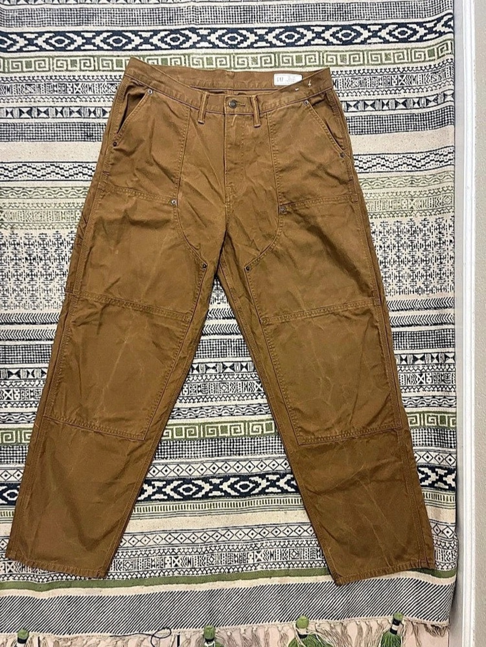 GAP Baggy Carpenter Pants Men's Brown Waist 34x32